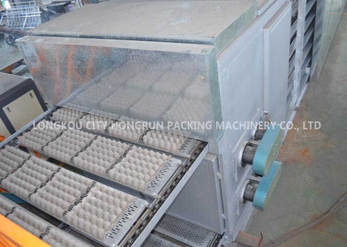 Máquina electrónica automática de la bandeja del huevo de la celulosa de los productos con la línea de sequía